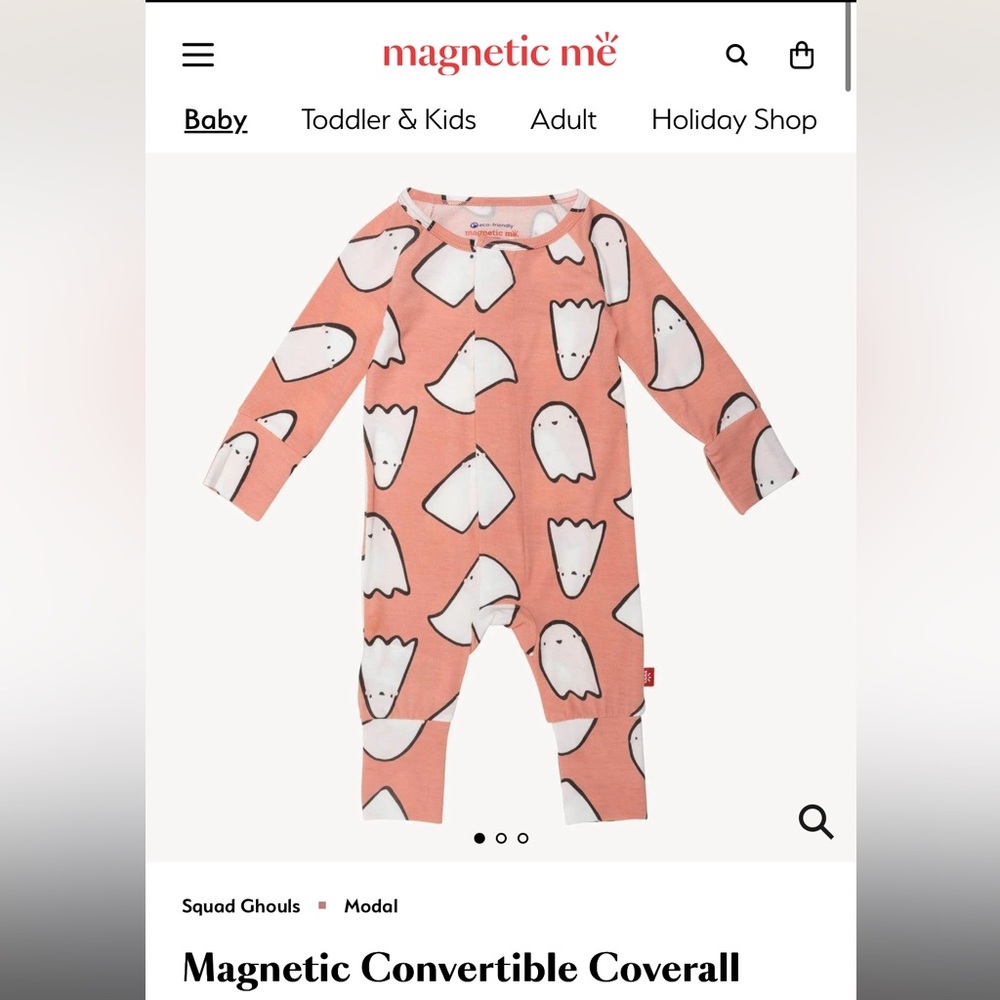 Magnetic Me - Magnetic Convertible Coverall - Picture 2 of 6